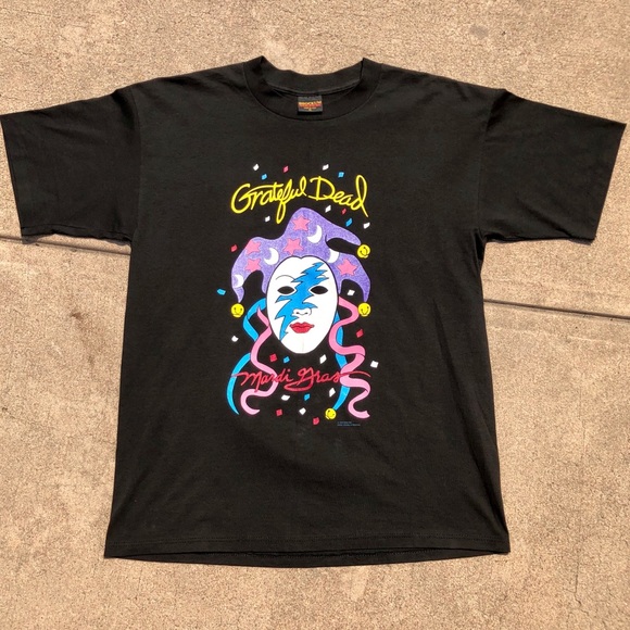 Grateful Dead Mardis Gras Band tee Brockum vintage - Picture 1 of 2